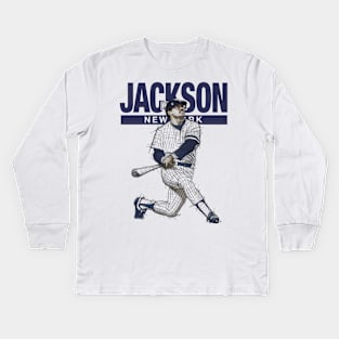 Reggie Jackson New York Mr. October Kids Long Sleeve T-Shirt